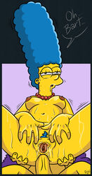 anal anal_sex bart_simpson blue_hair breasts housewife incest marge_simpson milf mother penetration pussy red_renard reverse_cowgirl_position sex spread_pussy tagme the_simpsons unseen_male_face yellow