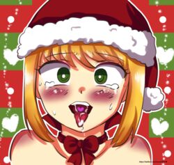 christmas fate_(series) nero_claudius_(fate) padoru padoru_(meme) tagme