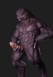 1boy 3d absurd_res alien blender_(software) chocoscorner garrot genitals grey_background halo_(series) hi_res humanoid looking_at_viewer male male_only male_sangheili_(halo) microsoft muscular muscular_humanoid muscular_male nude penis presenting sangheili scar simple_background solo solo_male video_games xbox_game_studios