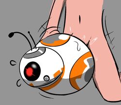 ambiguous_gender ambiguous_penetration bb-8 bodily_fluids droid duo from_behind_position human machine male male/ambiguous mammal mark_m penetration robot sex star_wars