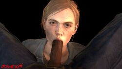 1boy 1girls 3d dark-skinned_male ellie_(the_last_of_us) ellie_williams eye_contact fellatio joshiesfm naughty_dog oral pov straight tagme the_last_of_us the_last_of_us_2