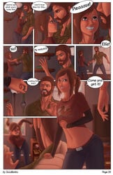 1girls comic ellie_(the_last_of_us) ellie_williams female hetero joel_miller jojobanks male/female naughty_dog the_last_of_us