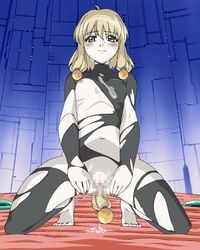 00s 1girls animated blonde_hair blush censored clothing cum cum_drip cum_on_body cum_on_breasts cum_on_clothes cum_on_face erect_nipples erect_nipples_under_clothes eyebrows_visible_through_hair eyes_visible_through_hair feet female female_only full_body game_cg green_eyes hair_ornament indoors kneeling long_hair long_ponytail looking_at_viewer navel nipple_piercing one_breast_out open_mouth pale-skinned_female pale_skin ponytail presenting pussy pussy_juice pussy_juice_drip pussy_juice_string silvier small_breasts smile sogna solo spread_legs spread_pussy talking thighs tied_hair toes tongue torn_bodysuit torn_clothes viper_(series) viper_v6r