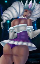 1girls ass battle_queen_qiyana battle_queens_series big_ass female league_of_legends muscles muscular qiyana_yunalai