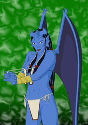 blue_skin disney fab gargoyles nipples obsidiana pussy tagme