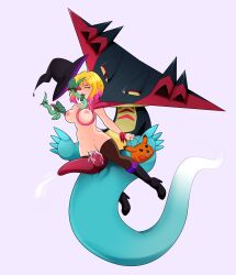 1girls 3boys dragapult dragon dreepy female functionally_nude halloween high_heel_boots high_heels human licking licking_nipples male metalcow multiple_boys nipple_licking penis pokemon pokemon_(species) pokephilia rape witch_hat yuki_is_camping