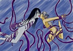 2boys anal black_hair blindfold boy_rape forced gay long_hair male male_only male_rape_victim malesub multiple_boys naruto non-human_rapist nude orochimaru penis_milking penis_sucking_tentacle questionable_anatomy rape restrained snake_tentacles speikobrarote suspension tentacle tentacle_on_male tentacles_on_male tongue yakushi_kabuto yaoi