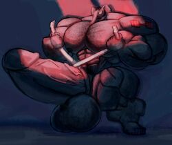 2019 abs anthro arm_hair balls big_balls big_muscles big_penis black_hair body_hair chest_hair elephant elephantid genitals grey_body hair hairy_balls huge_balls huge_cock huge_muscles hyper hyper_balls hyper_genitalia hyper_penis leg_hair male mammal metal muscular muscular_anthro muscular_male pecs penis pipe proboscidean silver-stag solo tattoo tusks vein veiny_penis xythan_(character)
