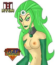 dc emerald_empress green_hair hyun legion_of_superheroes tagme