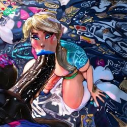 2boys :>= ai_generated anteater_face bedroom_eyes big_penis blonde_hair blowjob blowjob_face blue_eyes blue_eyeshadow blue_lipstick blue_lipstick_mark blue_nails breath_of_the_wild dark-skinned_male dark_skin deep_blowjob deep_throat deepthroat deepthroat_no_hands dick_sucking_lips elf eye_contact fellatio femboy gain(solgain) gay glowing_eyes goblin huge_cock interracial link link_(breath_of_the_wild) lipstick_on_penis male male_only massive_cock master_sword muscular nintendo oral oral_sex painted_nails penis petite plump_lips pointy_ears pov pov_eye_contact protagonistsub_antagonistdom shiny_skin siliva solgain sunken_cheeks surprised the_legend_of_zelda throat_barrier tight_throat uncensored wet_body wet_skin yaoi