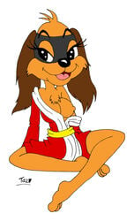 canine dog female fur hanna-barbera hong_kong_phooey hong_kong_phooey_(character) innocenttazlet nipples penrod_"penry"_pooch rule_63 tagme