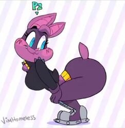 1girls animated anthro bat bent_over butt female_only looking_back mp4 music sophie_slam sound tagme twerking video vimhomeless