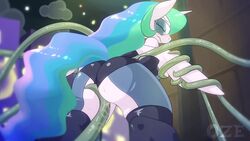 animated blue-tinted_eyewear female imminent_sex my_little_pony no_sound oze princess_celestia_(mlp) sunglasses tagme tentacle tinted_eyewear video visor