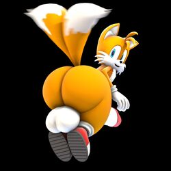 3d ass balls big_ass big_balls big_butt big_penis big_testicles blue_eyes butt dipstick_tail femboy fox gay hyper hyper_ass hyper_balls hyper_butt hyper_penis hyper_testicles looking_at_viewer looking_back male male_only miles_prower multiple_tails orange_fur penis person-420 sega solo sonic_(series) tails teapot_(body_type) testicles thick_thighs white_fur