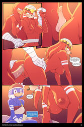 knuckles the echidna from sega by marik azemus34