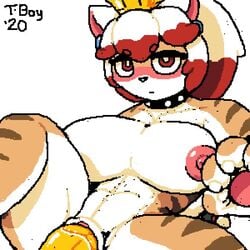 1:1 2020 4_fingers 60fps ambiguous_species animated anthro anthro_focus anthro_on_anthro anthro_penetrated anthro_penetrating anthro_penetrating_anthro big_breasts big_penis blush bodily_fluids bouncing_breasts bowsette bracelet breasts brown_body brown_fur brown_stripes claws crown cum cum_from_pussy cum_in_pussy cum_inside cum_on_penis cum_splatter cumshot dainapp disembodied_penis duo ear_piercing ear_ring ejaculation erection eyebrows felid feline female female_focus female_penetrated finger_claws fingers framerate_edit fur genital_fluids genitals grey_shell hair half-closed_eyes highlights_(coloring) huge_breasts huge_cock human human_on_anthro human_penetrating human_penetrating_anthro hybrid interpolated interspecies jewelry koopa looking_at_viewer loop male male_penetrating male_penetrating_female mammal mario_(series) meowser meowsette mp4 narrowed_eyes new_super_mario_bros._u_deluxe nintendo nipples no_sound orgasm pawpads penetration penis piercing pink_inner_ear pink_nipples pink_pawpads pixel_art pussy raised_arm red_bowsette red_eyes red_hair red_highlights rule_63 scalie sex shell short_playtime simple_background solo_focus spiked_bracelet spiked_shell spikes spikes_(anatomy) stomach_bulge straight striped_body striped_fur stripes super_crown super_mario_3d_world t-boy thick_eyebrows thick_thighs third-party_edit vaginal_penetration video video_games white_background white_body white_claws white_fur white_hair yellow_penis