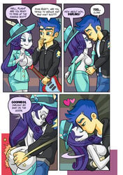 1boy 1girls areolae art-2u ass ass_grab assisted_exposure assisted_undressing bedroom_eyes big_breasts bottomless breasts clothed_male_nude_female comic commission dialogue electric_guitar english english_text equestria_girls exposed_breasts fedora female flash_sentry flash_sentry_(eg) friendship_is_magic groping groping_ass hasbro imminent_sex jacket kissing male my_little_pony nipples open_clothes open_jacket partial_nudity partially_clothed passionate rarity_(eg) rarity_(mlp) seductive seductive_look sideboob skirt speech_bubble straight straight_hair stripping text topless