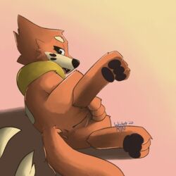 1:1 anus blush bodily_fluids buizel female feral furry genital_fluids genitals hand_on_crotch looking_at_viewer lying nintendo on_side open_mouth pokémon_(species) pokemon pussy pussy_juice simple_background solo video_games wicketrin