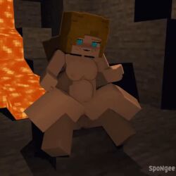 character from minecraft by spongee