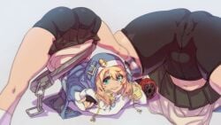 1boy aged_up anus arc_system_works booty_shorts bridget bulge crossdresser crossdressing crossdressing_male cute_face donut_anus drawing femboy feminine fully_clothed gay guilty_gear guilty_gear_strive habit illustration indec indecent_exposure innocent ironarmwhoopi looking_at_viewer male male_focus male_only nun pervert playstation skirt_lift taunting teasing trans trans_woman transfem transgender transgender_woman trap twink visible_anus white_background yaoi