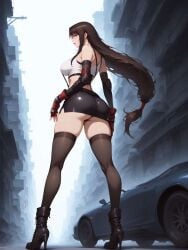 ai_generated bewitching_thighs big_breasts black_hair final_fantasy full_body long_hair shu tifa_lockhart