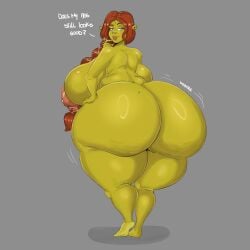 1female 1girls english_text fat_ass female flavorcream huge_ass massive_ass ogre ogress_fiona princess_fiona princess_fiona_(ogre) shrek_(series) solo solo_female speech_bubble tagme text text_bubble twitter_link