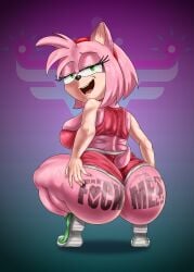 amy_rose ass ass_focus big_ass big_breasts big_butt big_thighs blacked curvy curvy_ass curvy_body curvy_female curvy_figure female female_focus female_only furry furry_ass furry_female furry_only green_eyes hi_res high_quality high_resolution highres huge_ass huge_breasts huge_butt huge_thighs pink_skin qos queen_of_spades sonic_(series) sonic_the_hedgehog_(series) sportswear tattoo thick_ass thick_butt thick_hips thick_legs thick_thighs voluptuous voluptuous_ass voluptuous_female watermark