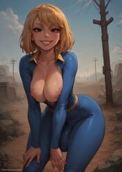 1futa 1futanari ai_generated ass bending bending_forward bending_over bent_over big_ass big_breasts big_butt big_hips big_penis black_eyes blonde_female blonde_hair blonde_hair blue_jumpsuit bob_cut breasts bulge bulge_through_clothing cleavage dick dickgirl eyebrows eyelashes fallout fallout_4 futa_only futanari grin grinning grinning_at_viewer hair hands-free huge_cock jumpsuit lips long_hair looking_at_viewer makeup medium_hair narrow_waist narrowed_eyes nose outdoor_nudity outdoors outside penis seducing seductive seductive_eyes seductive_gaze seductive_look seductive_mouth seductive_pose seductive_smile short_hair smile smile_at_viewer smiley_face smooth_balls smooth_penis smooth_skin solo solo_dickgirl solo_focus solo_futa solo_futanari testicles vault_dweller vault_girl vault_suit velonix wasteland yellow_hair