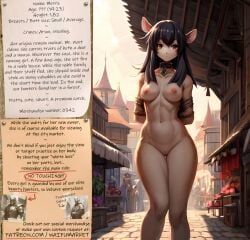 ai_generated anime bondage bounty_hunters brown_eyes cute dark_hair deer edited fantasy female fictional furry hybrid market mouse naked nude photoshop roleplay slave slavegirl slavery small_boobs small_breasts small_tits waifu waifumarket