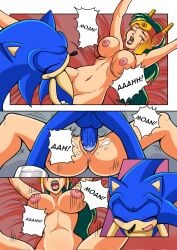 closed_eyes comic comic_page commission iron_queen moaning moaning_in_pleasure open_mouth regina_ferrum regina_the_iron_queen riccardus97 smiling sonic_(series) sonic_the_hedgehog sonic_the_hedgehog_(comics) sonic_the_hedgehog_(series) speech_bubble vaginal_penetration vaginal_sex