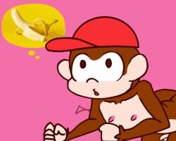 5:4 anal anal_sex animated anthro anthro_penetrated ape ass bad_source banana brown_body brown_eyes brown_fur clothing cutaway diddy_kong donkey_kong_(series) duo ejaculation erection female food from_behind_position fruit fur genitals hands-free haplorhine hat headgear headwear human humanoid_genitalia humanoid_penis internal interspecies kong looking_pleasured male male/male male_focus male_penetrated male_penetrating male_penetrating_male mammal mental_pictographics minus8 mostly_nude nintendo open_mouth penetration penile penile_penetration penis pictographics pink_background plant primate sex short_playtime simple_background smile solo_focus third-party_edit thought_bubble