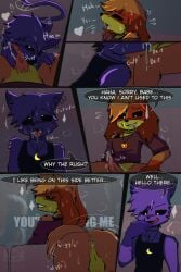 anthro anthro_on_anthro bassilixxx23 catnap_(poppy_playtime) comic critters_(poppy_playtime) dogday_(poppy_playtime) poppy_playtime smiling_critters