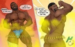 2boys comic dark-skinned_male eproctophillia fart fart_cloud fart_contest fart_fetish gay hegassensaga male naked_ass underwear