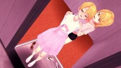 1girls 2boys crossdressing crossdressing_male female_supporting_yaoi femboy feminine_male girly hong_il-tak hot_femboy juicy_pretty_femboy koikatsu otoko_no_ko otokonoko pinkdonass sissy tagme tomgirl trap video yaoi