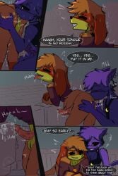 anthro anthro_on_anthro bassilixxx23 catnap_(poppy_playtime) comic critters_(poppy_playtime) dogday_(poppy_playtime) poppy_playtime smiling_critters