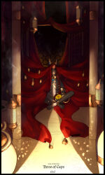 anthro breasts canid cemetery chrysanthemum corpse curtains female female_only flower gold_(metal) hair hi_res mammal plant red_hair sagging_breasts sitting smoke solo tyunre urn yasira_vharr_ombrelune