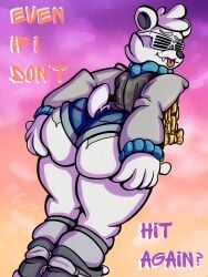 2026 2d anthro ass ass_bigger_than_head ass_focus big_butt butt butt_focus butt_grab femboy furry grabbing_ass grabbing_own_ass holding_butt looking_at_viewer male oc sassy shorts solo standing teddy_bear thick_thighs thighs zlodey