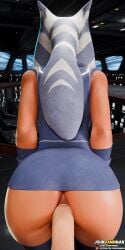1girls 3d ahsoka_tano anal blender clone_wars close-up female johndamnman male quickie star_wars the_clone_wars:_season_seven togruta