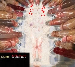 arms_behind_head begging begging_for_cum breasts_bigger_than_head bukkake cock_hungry cock_worship covered_in_cum cum_dump cum_explosion cum_on_breasts cum_on_face cum_puddle cum_shower cum_slave cumdump dominant_male excessive_cum female_submissive helpless helpless_female huge_breasts huge_cock huge_cumshot imminent_cumshot imminent_death imminent_drowning laying_on_back lewd looking_pleasured lying_on_back no_escape pleasure_face public_use restrained restrained_female restrained_legs seductive_look sex_slave surrounded_by_penis surrounded_by_penises unknown1919 waiting_for_cum waiting_for_cum_in_mouth wanting_cock wanting_cum