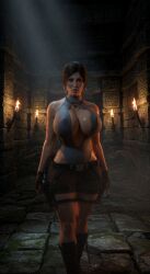 lara croft from tomb raider by metal 01