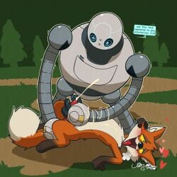 1:1 2026 ambiguous_gender anal anal_fingering argon_vile blush bodily_fluids breath canid canine cum cum_on_arm cum_on_hand cum_on_self cumshot dreamworks dreamworks_animation duo ejaculation female female_(lore) feral fingering fink_(the_wild_robot) fox genital_fluids genitals handjob hi_res m/ambiguous machine male male/female mammal penile penis robot roz_(the_wild_robot) sex size_difference the_wild_robot universal_pictures universal_studios