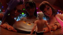 1boy 3d 3girls activision anya_(scrag_boy) big_ass big_breasts bigger_female breasts brown-skinned_female brown_body brown_skin bust busty curvaceous curvy curvy_figure d.va dark-skinned_female dark_skin female hana_song height_difference hips huge_ass huge_breasts huge_thighs large_ass large_breasts large_thighs larger_female light-skinned_male light_skin macro macro_female male male/female mature mature_female multiple_females multiple_girls olivia_colomar overwatch overwatch_2 round_ass scrag_boy_(model) scrag_d.va scrag_sombra scraggle shorter_male size_difference slim_waist smaller_male sombra taller_female thick thick_ass thick_hips thick_legs thick_thighs thighs twitchysorcerer voluptuous waist wide_ass wide_hips wide_thighs