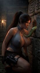 lara croft from tomb raider by metal 01