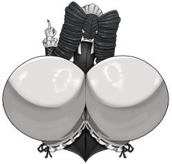 1girls ass ass_bigger_than_head ass_focus big_ass big_butt black_hair bottom_heavy bottomless bottomless_female bubble_ass bubble_butt butt celestia_ludenberg clothing curvaceous curvaceous_ass curvaceous_butt curvaceous_female curvy curvy_female curvy_figure danganronpa danganronpa:_trigger_happy_havoc fat_ass fat_butt female female_focus female_only gigantic_ass gigantic_butt goth goth_girl gothic_girl grey_skin grey_skinned_female huge_ass huge_butt hyper hyper_ass hyper_hips large_ass large_butt long_hair looking_at_viewer massive_ass massive_booty massive_butt middle_finger nsfwartzone pale-skinned_female pale_skin red_eyes shiny_ass shiny_butt shiny_skin solo thick_ass thick_thighs twin_drills twintails voluptuous voluptuous_ass voluptuous_body voluptuous_breasts voluptuous_female wide_hips