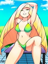 lusamine (pokemon) from game freak by stormkingdavid