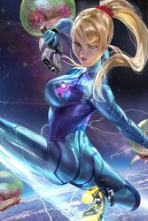 samus aran from metroid by zumi