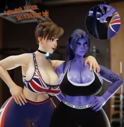 2girls 3d activision amelie_lacroix ass_bigger_than_head big_ass big_breasts big_thighs blizzard_entertainment blue-skinned_female blue_body blue_skin breasts breasts_bigger_than_head british_flag curvaceous curvy curvy_figure dej_arts digital_media_(artwork) enormous_ass enormous_breasts enormous_thighs female female_only flag_print gigantic_ass gigantic_breasts gigantic_thighs hips hourglass_figure huge_ass huge_breasts huge_thighs hyper_thighs large_ass large_breasts large_thighs legs lena_oxton lesbian light light-skinned_female light_skin massive_ass massive_breasts massive_thighs mature mature_female overwatch scrag_tracer scrag_widowmaker slim_waist thick thick_hips thick_legs thick_thighs thighs thighs_bigger_than_head tracer voluptuous waist wide_hips wide_thighs widowmaker yuri