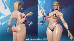 1girls 3d 3d_artwork ass big_breasts bikini blonde_hair curvaceous emma_frost_(marvel_rivals) female female_only flexyy352 marvel marvel_rivals mod screencap solo tagme thick_thighs undertagged white_body