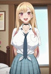 marin_kitagawa kitagawa_marin my_dress_up_darling blonde_hair school_uniform schoolgirl school schoolgirl_uniform sono_bisque_doll_wa_koi_wo_suru busty big_breasts large_breasts huge_breasts ass fat_ass big_ass large_ass huge_ass butt big_butt voluptuous curvy female female_only waist hips wide_hips legs cute thick_thighs thick_ass narrow_waist slim_waist aindroidparanoid ai_generated tagme 1girls breasts hi_res human hair