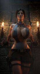 lara croft from tomb raider by metal 01